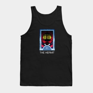 The Hermit Arcana Tarot Card Tank Top